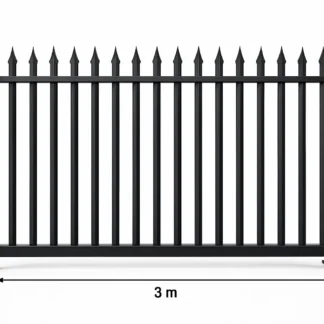 Pal Slide Gate 1.8/3m 25x2mm Econo raw