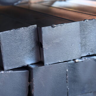 Square post 2.4M, 76mm, pre-galvanized
