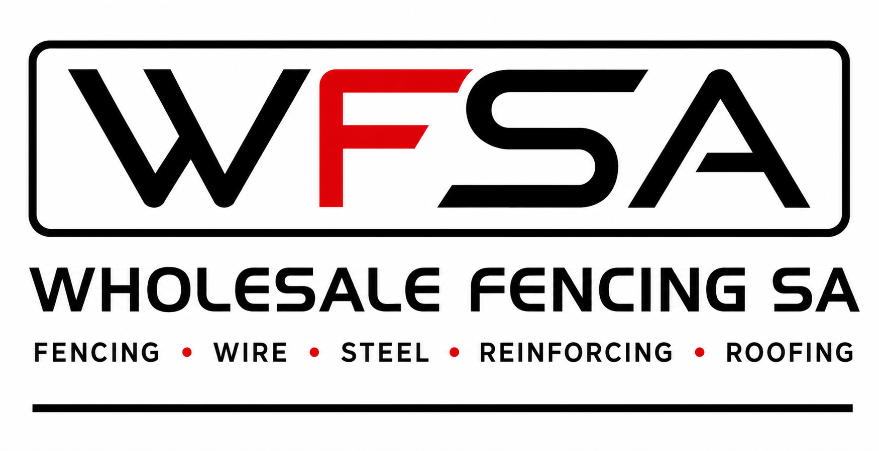 WFSA — Wholesale Fencing SA. Fencing, wire, steel, reinforcing and roofing.