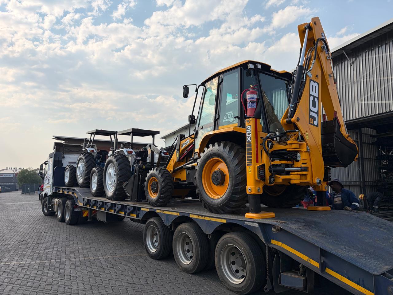 Project plant loaded for transport
